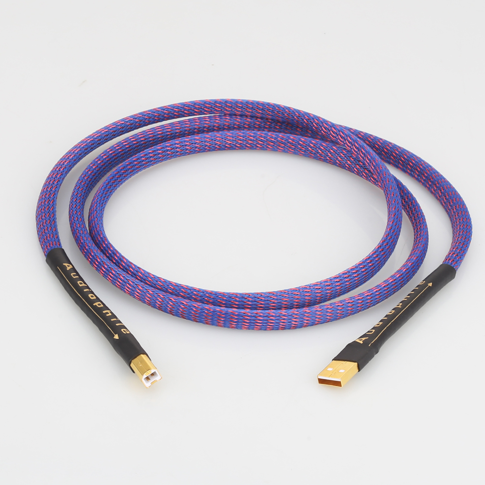 A53+DW27 Hi-End Copper USB audio cable data USB cable DAC USB hifi cable A-B usb cable
