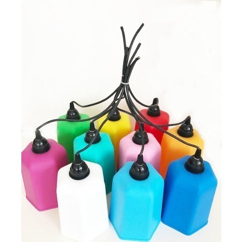 Thorqtech lanterne d'arbre en plastique coloré 10'Pcs