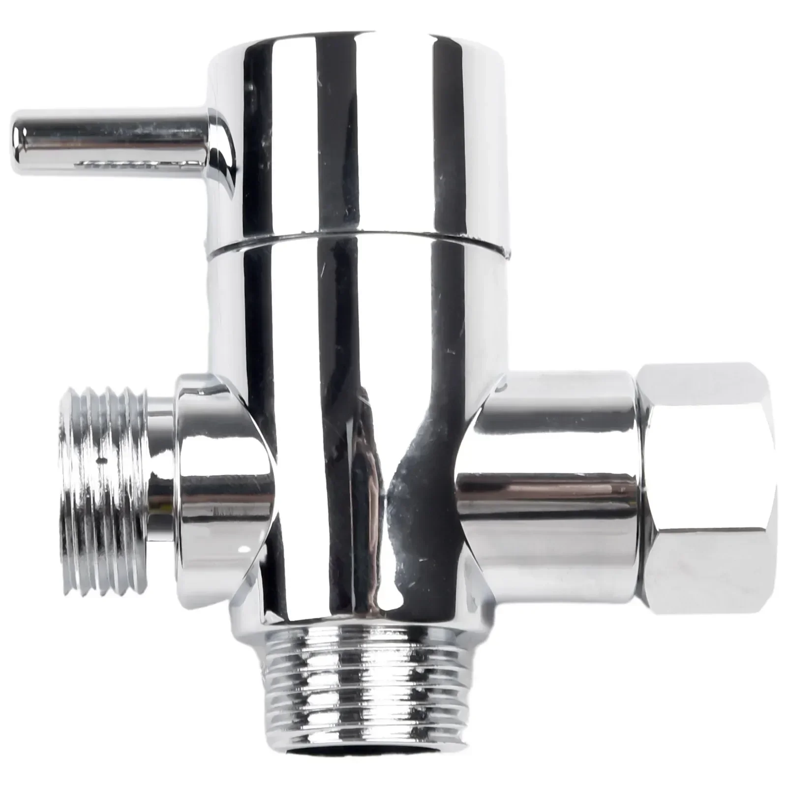 1pc Shower Head Diverter Valve Three-way Water Distribution Valve Replacement Shower Accessories Bathroom Supplies