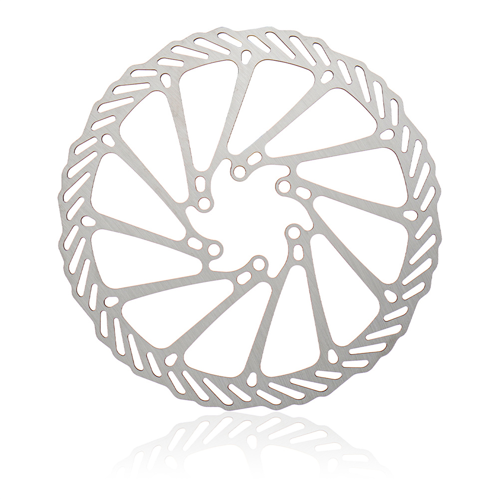 Rotori del freno per bicicletta a scelta, rotore del freno a disco per bici da strada MTB in acciaio 160mm/180mm/203mm, per linea centrale SHIMANO SRAM: 180mm Silver