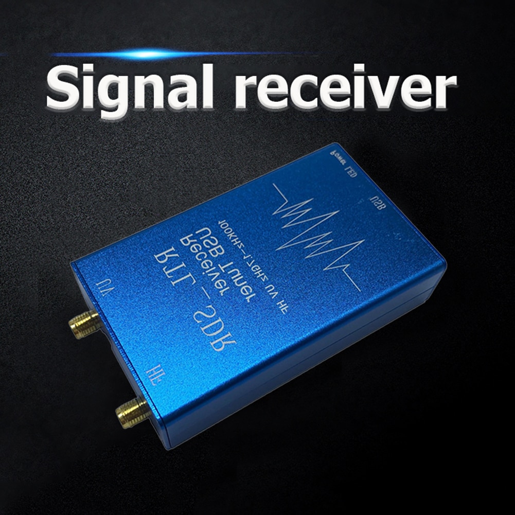 100Khz-1.7Ghz Vhf Uhf Hf Rtl Sdr Usb Tuner Ontvanger Voor Am Fm Radio Communicatie Met Antenne voor Civiele Walkie-Talkie