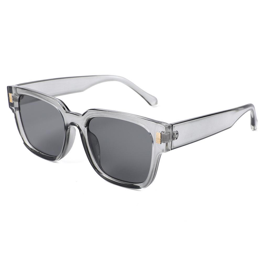 Quadratische Rahmen Damen Sonnenbrille dünne Sonnenbrille Männer und Frauen Brillen: Gelb
