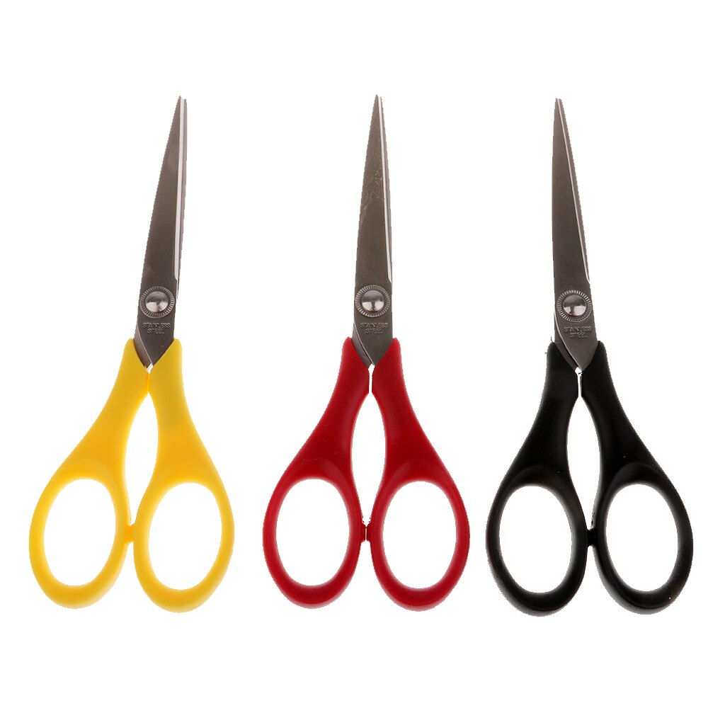 Stainless Steel Scissors Shear with Plastic Handle for Sewing Embroidery