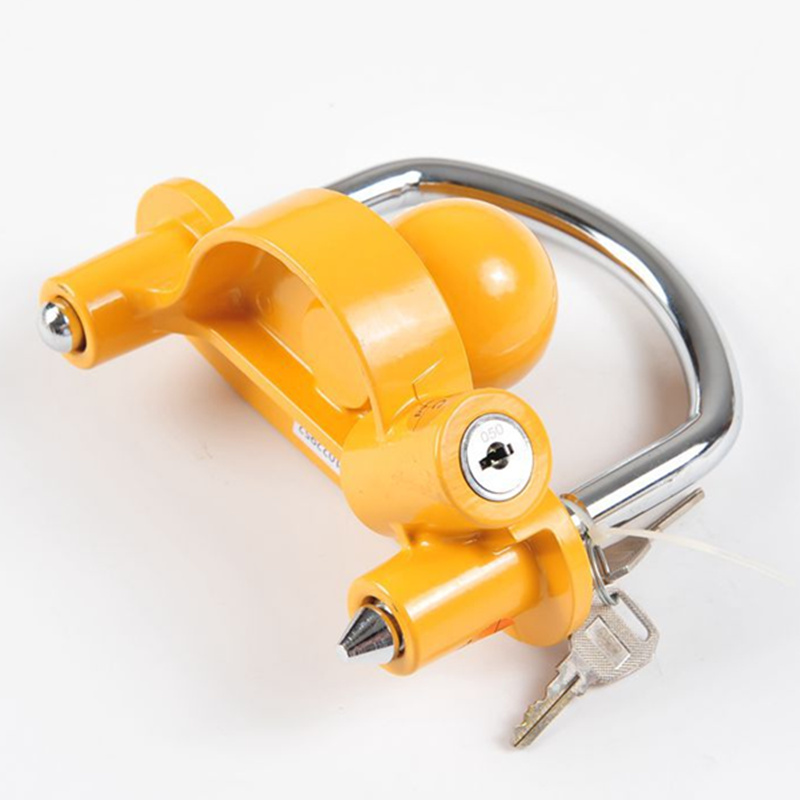 ALWAYSME Trailer Hitch Coupler Lock For 1-7/8" ,2" and 2-5/16" Trailer Hitch: Orange