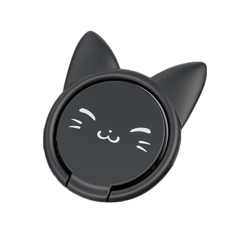 Universal Mobile Phone Holder Stand Magnetic Ring Bracket Car Cute Cat Mobile Phone Bracket Ring Buckle For iPhone Samsung: 5