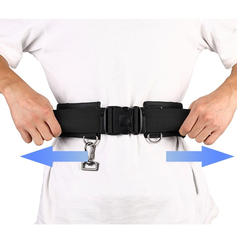 Ceinture ajustable rembourrée pour appareil photo, porte-sac pour objectif