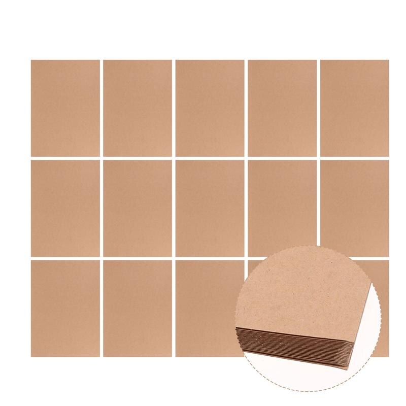 20 Pcs 1 Set Cardboard Sheets A3 Size Kraft Cardboard (Kraft Paper Color)