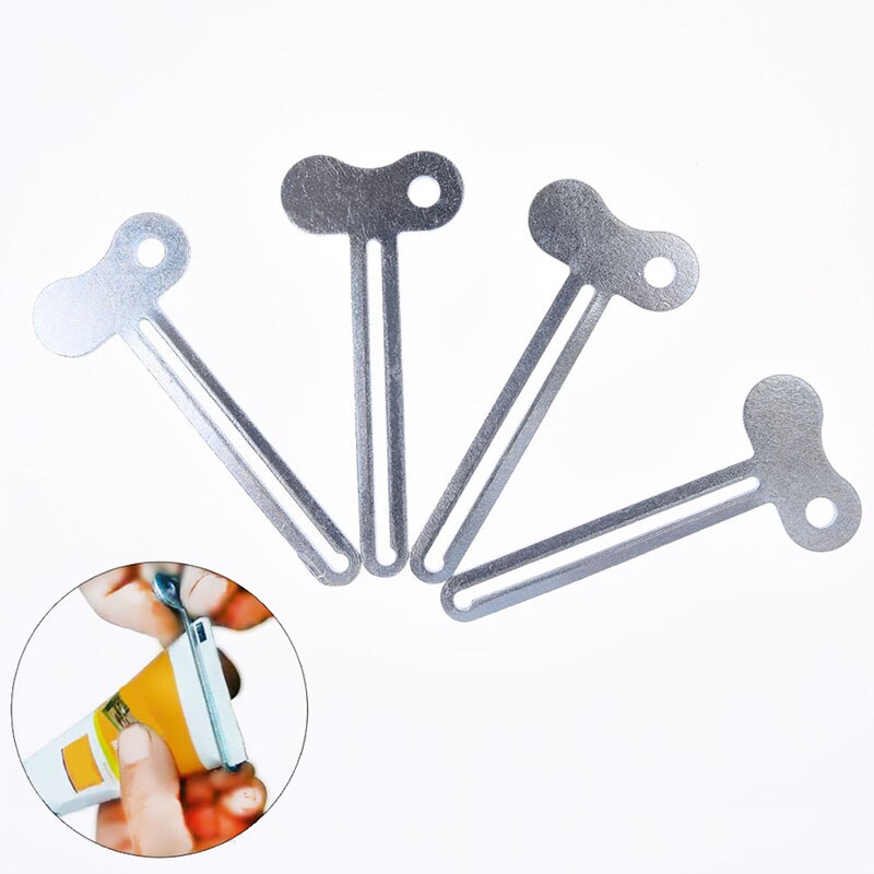 1pc/4pcs Dye Cosmetic Oil Paint Squeezer 7cm*3.5cm Metal Tube Toothpaste Hair Color