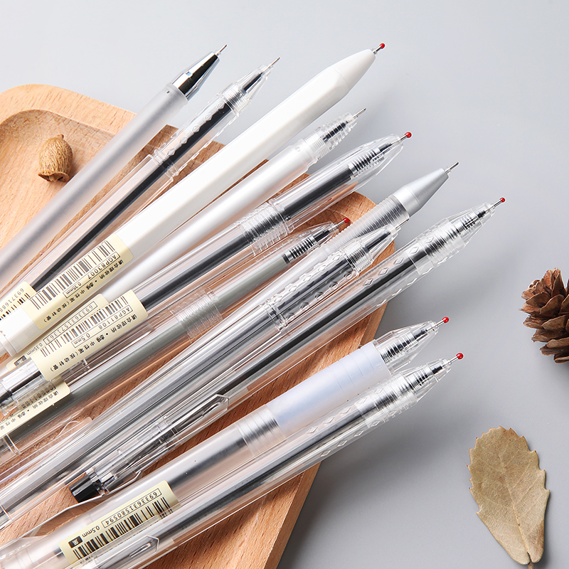 M & G Einfache Nette Muji Stil Gel Kuli-einstellen 0,35 0,38 0,5mm Tinte Schwarz Gel Stifte für Büro schule Liefert Japanische Schreibwaren gelpen