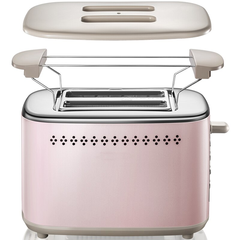 DSL-C02D2 Pink Multi-functional Breakfast Toaster Mini-toaster