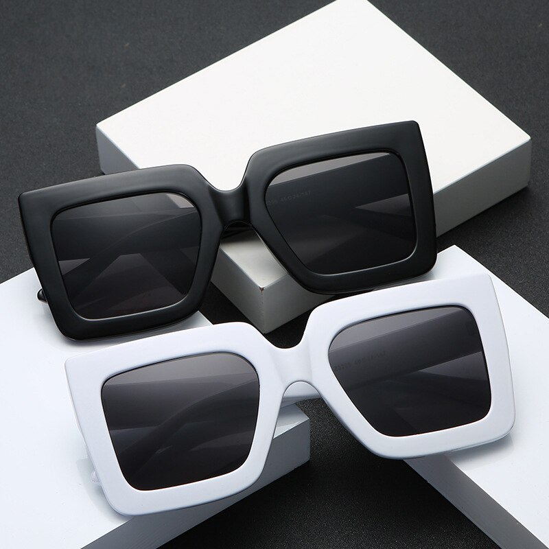Vintage Oversize Square Hiking Sunglasses Luxury B... – Vicedeal