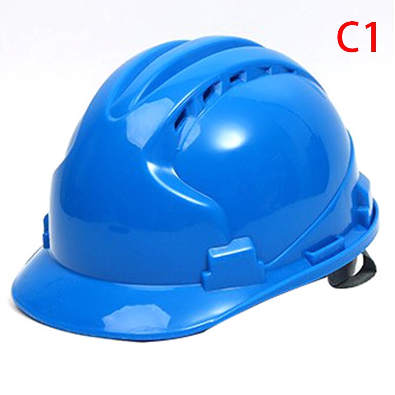 ABS Construction Safety Helmets Electrical Engineering Hard Hat Labor Work Cap: CStyle blue