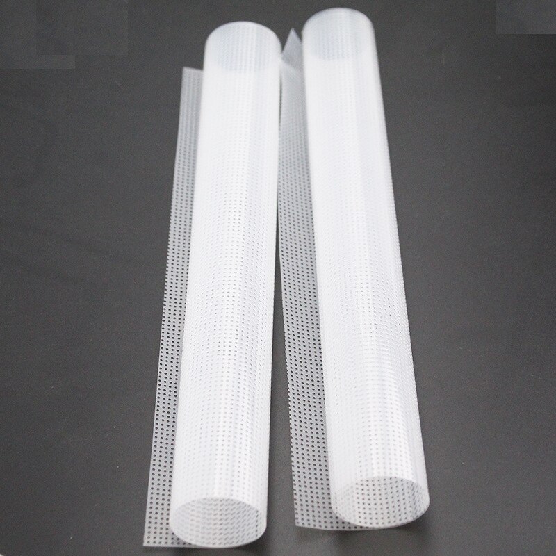 Lienzo Soluble en agua, tela mágica de 14CT, tela de punto de cruz que desaparece en el agua, lienzo Soluble en agua DIY para accesorio de bordado: 40 x 50 cm / Blanco
