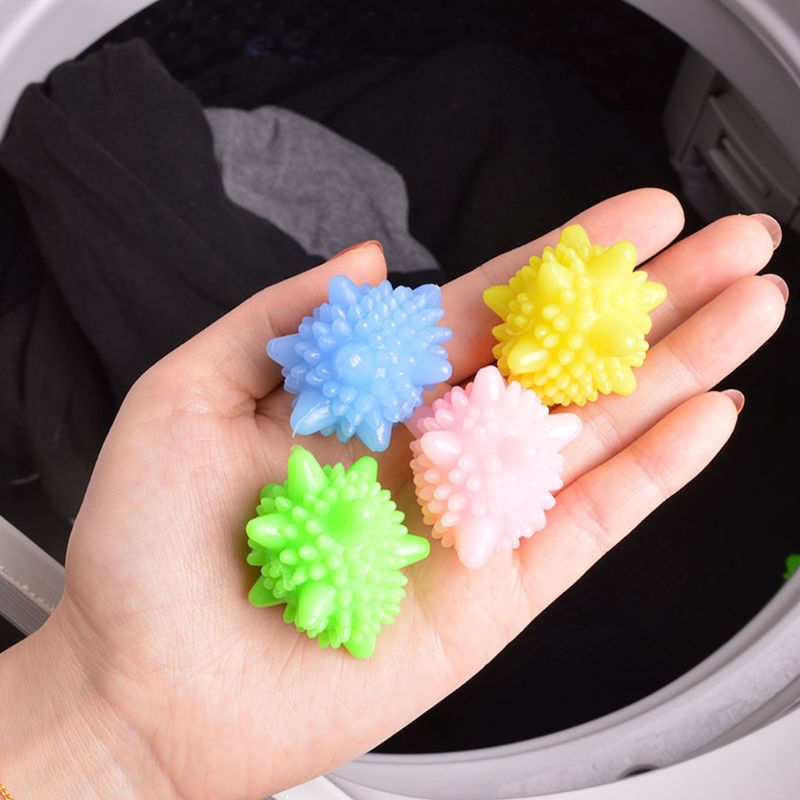 10pcs Magic Pet Hair Removal Laundry Ball Grabbing Lint Fluff Cleaning Remover Washing Machine Household