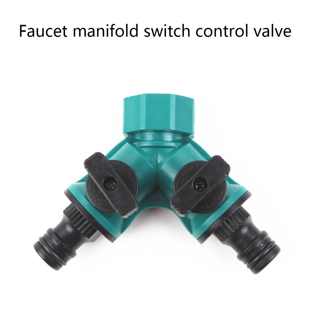 Irrigation Y Shape Tap Connector Garden Hose Adapter Splitter Garden Watering Irrigation System Tool Quick Coupling Drip