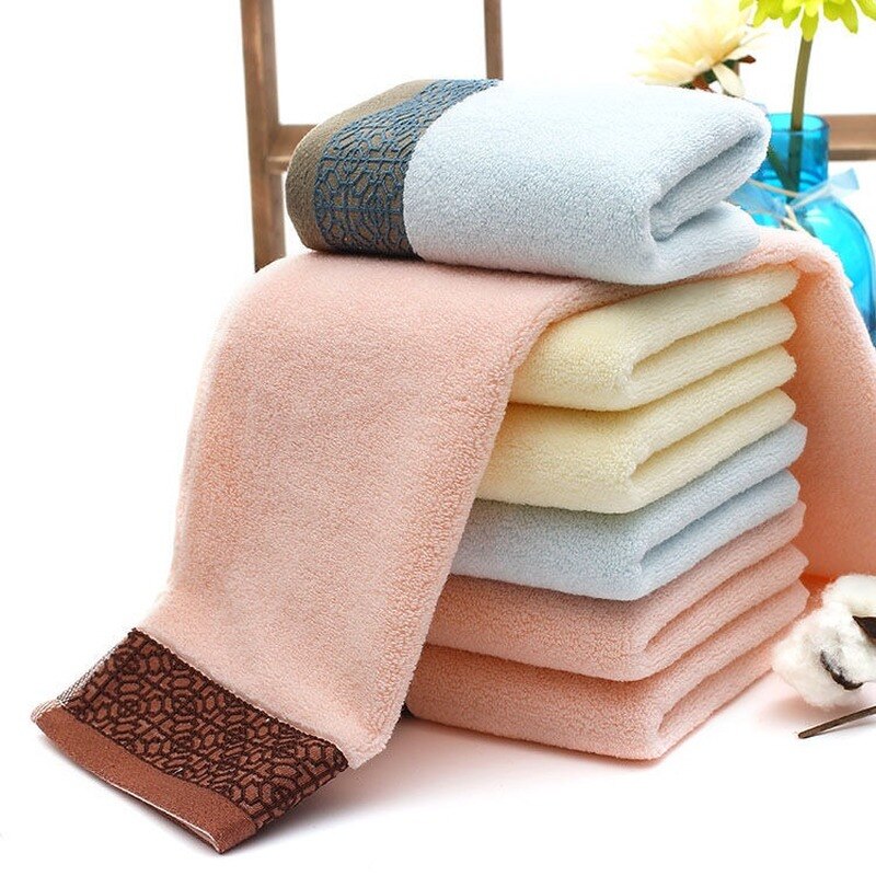 Ensemble de serviettes de bain en coton épais et absorbant, grande serviette de visage imprimée de style européen, 3 pièces, haut de gamme, offre spéciale