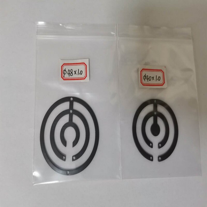 Generador de ácido hipocloroso disco de reactor de arranque, piezas de repuesto tamaño 48mm y 40mm, espesor de 1,0mm Chapado en titanio de dos lados
