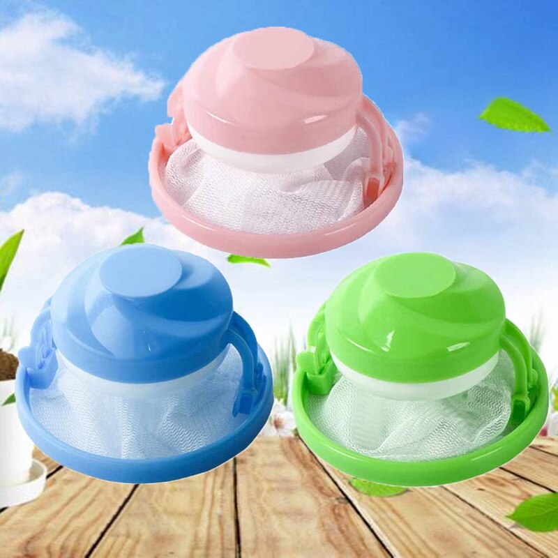 Hair Removal Catcher Reusable Laundry Floating Pet Fur Catcher Cleaning Balls Dirty Fiber Collector Washing Machine Accessories