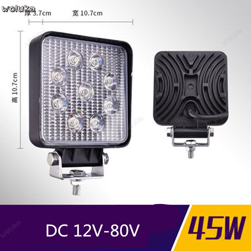 LED truck spotlight car 12V 24V super bright fog light reversing light tractor modified long strip spotlight CD50 Q04: H