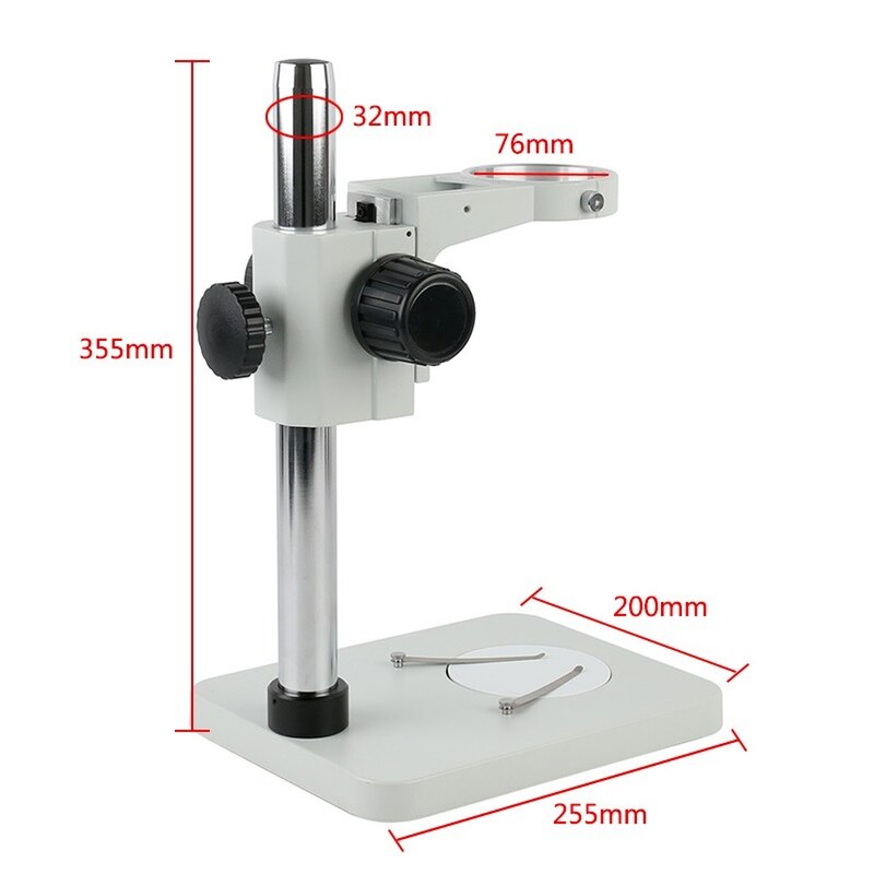 Professionelle Stereo Microscopio Stehen Tragbare binokular Trinocular Mikroskop Bühne Tisch Halfter Halterung