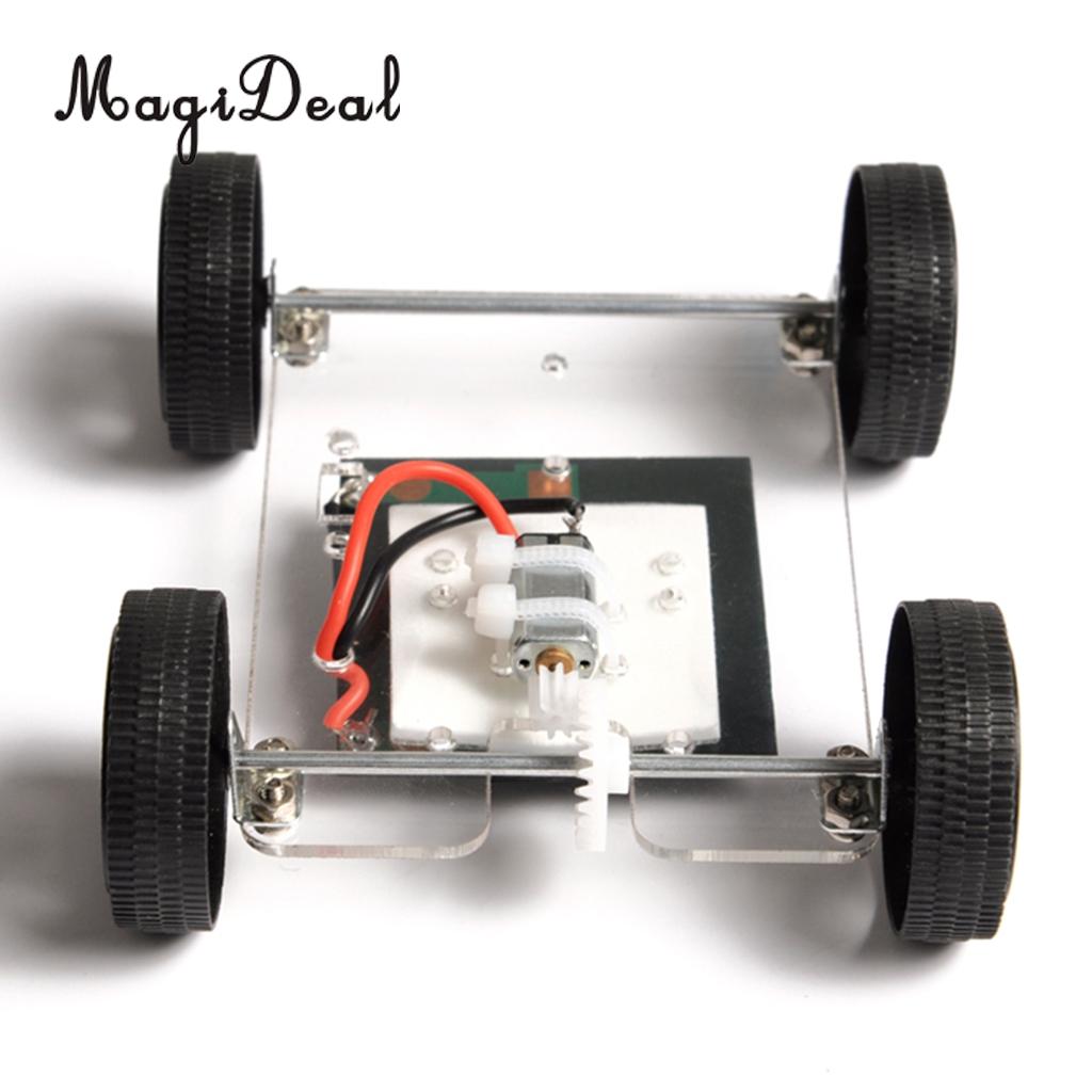 Magideal Diy Monteren Speelgoed Set Zonne-energie Auto Kit Voor Kids Kinderen Wetenschap Educatief Speelgoed Aanwezig