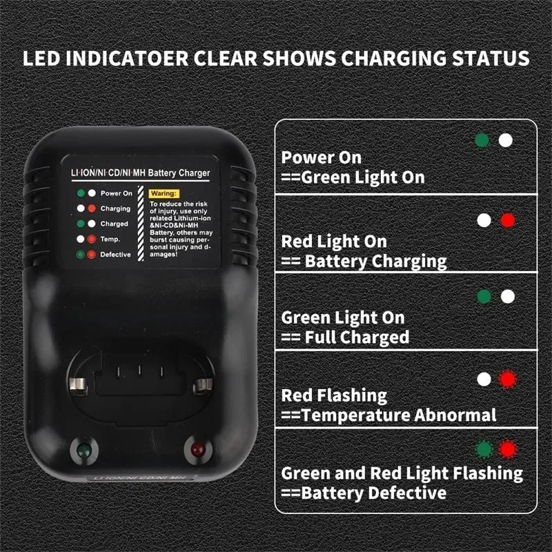 For paslode battery charger for Paslode Charger 3 in 1 Lithium-ion/Ni-CD/Ni-MH for Paslode 6V Ni-CD/Ni-MH 7.2V Li-ion Battery