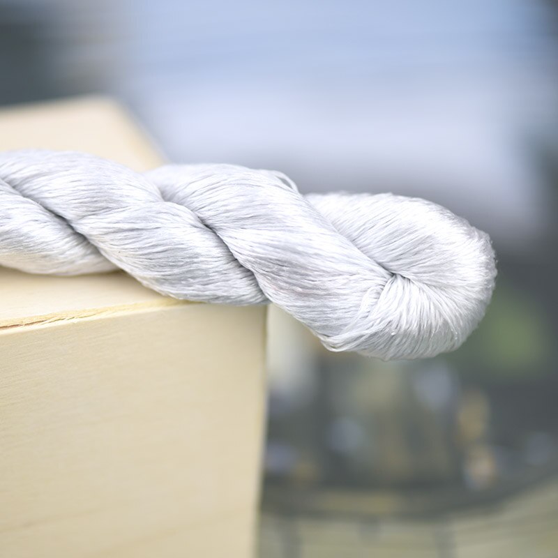 1pcs/400m silk embroidery thread / 100% silk thread /hand embroidery embroider cross stitch/ phthalo blue/8 pure colors: 1