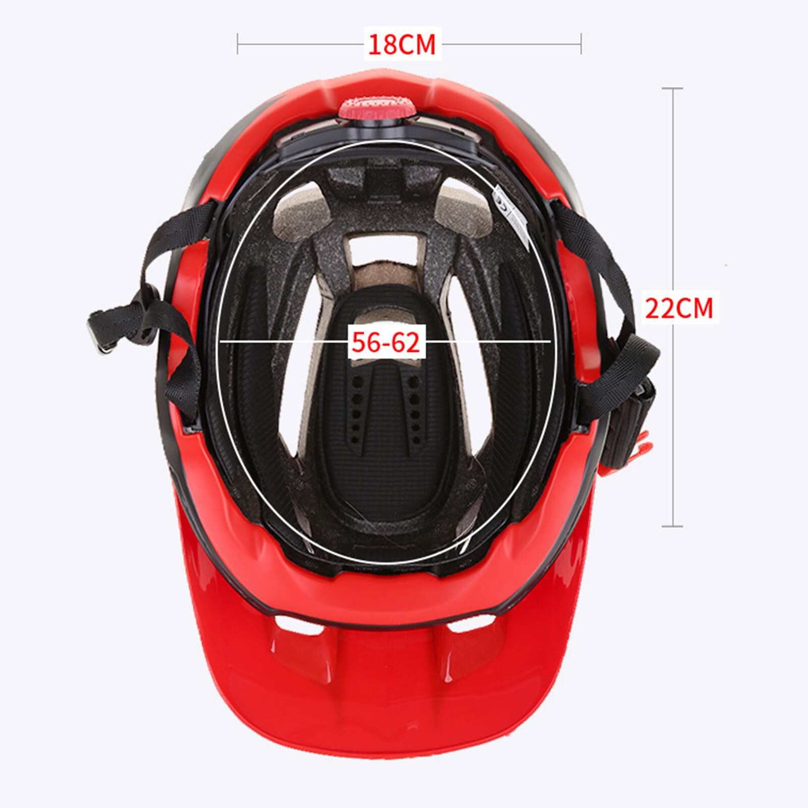 Driver13 Helm tas gaan voor fiets rijden helm skihelm met bril zwart