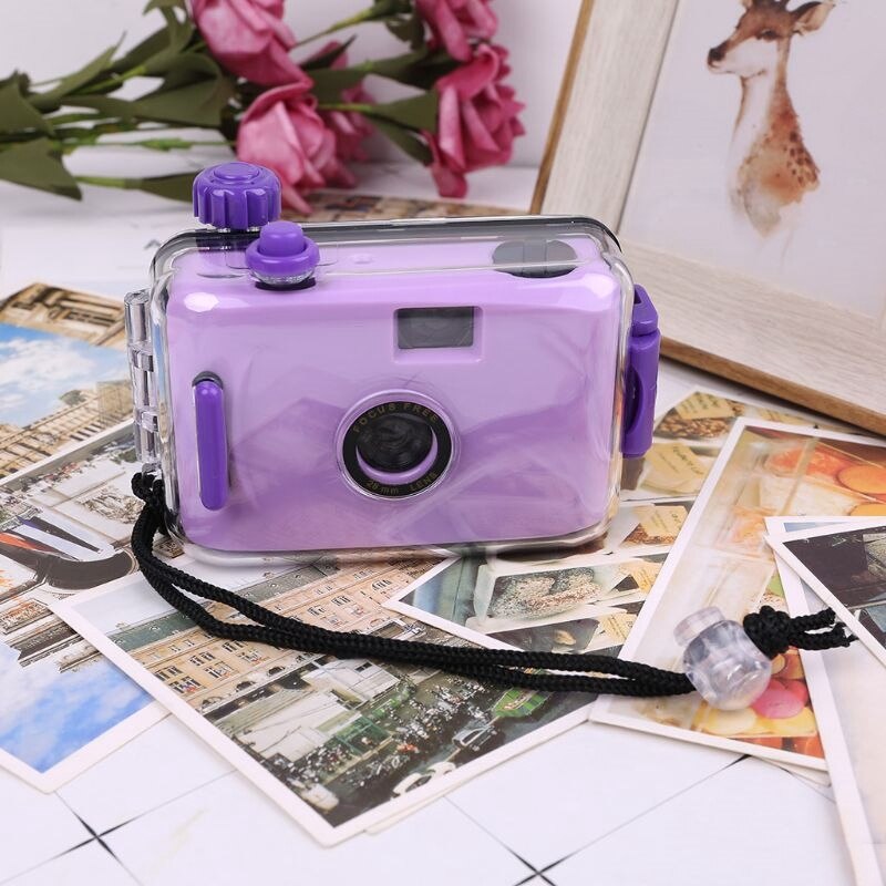 Kids Film Camera Vintage Film Camera Waterproof And Shockproof With Housing Case