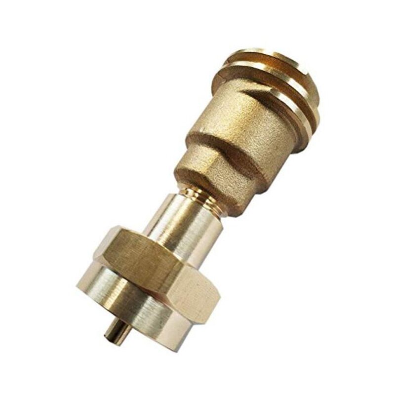 Earth Star 1LB QCC1 Connection Propane Gas Bottle Refill Adapter Camping Grill Stove Tank Coupler Connector