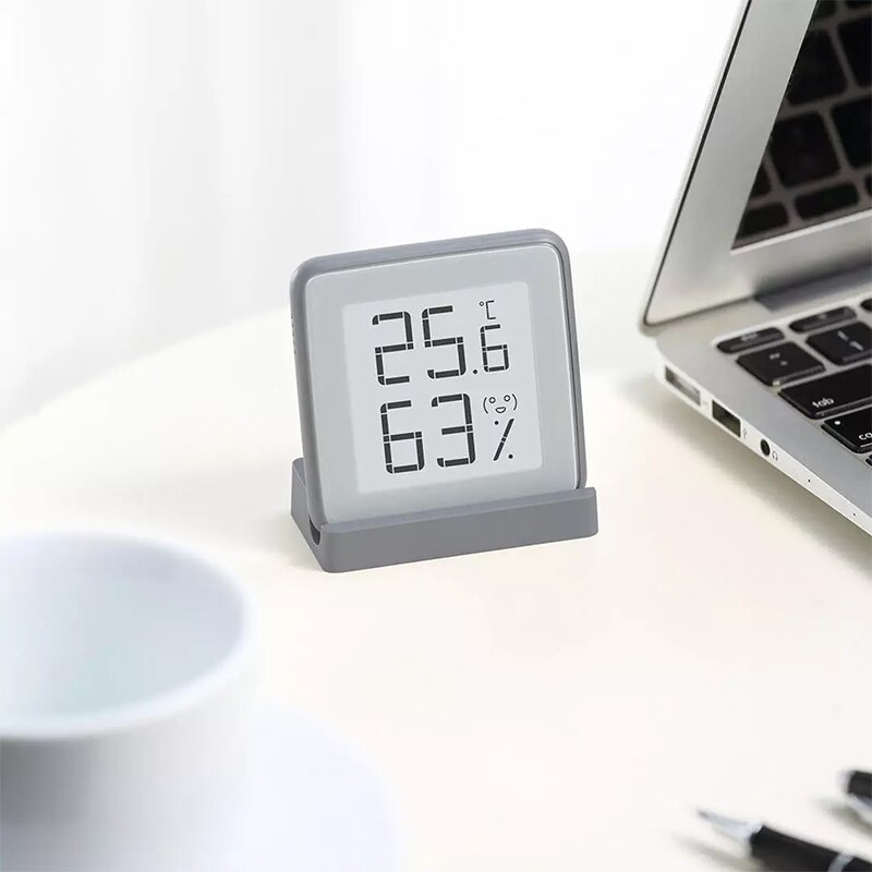 Xiaomi Miaomiaoce-termómetro electrónico con Bluetooth, pantalla de tinta electrónica, LCD, pantalla Digital grande, Sensor de sensibilidad de humedad y temperatura