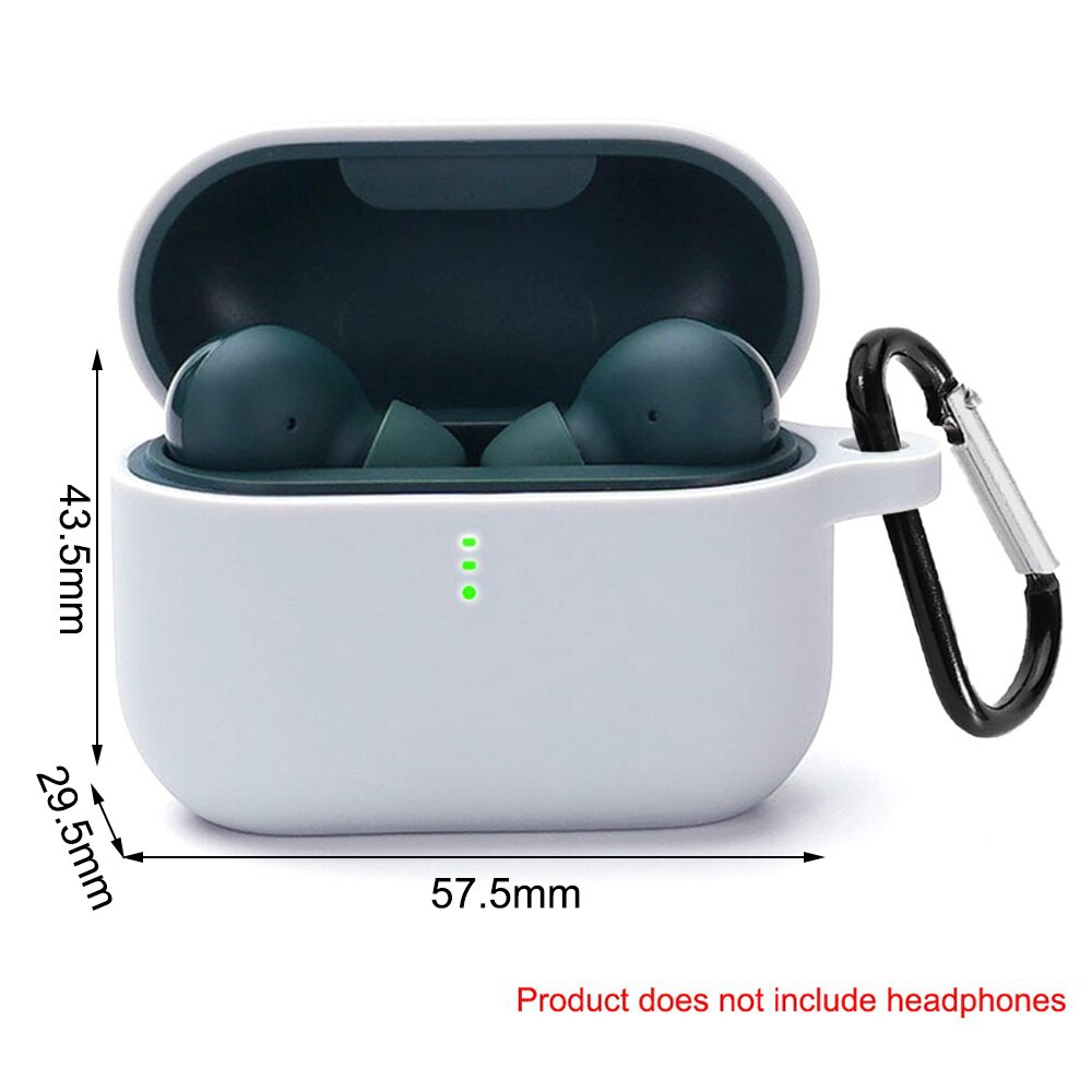 Silicone caso capa protetora da pele para qcy t10 fone de ouvido caso protetor de proteção bluetooth fones de ouvido macio capa de silicone escudo: CINZA