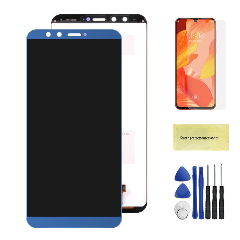 5.65 ''Originele Display Voor Huawei Honor 9 Lite Lcd Touch Screen Voor Huawei Honor 9 Lite LLD-L31 Lcd Display digitizer Vergadering: Blue No Frame