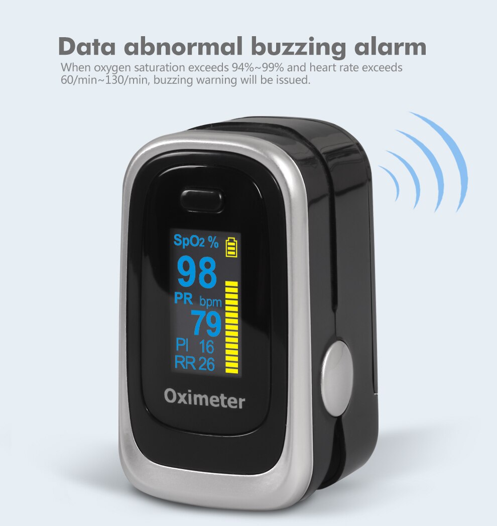 Finger oximeter breath rate Lung function test Respiratory rate Sleep monitoring Data logging monitores 심박계