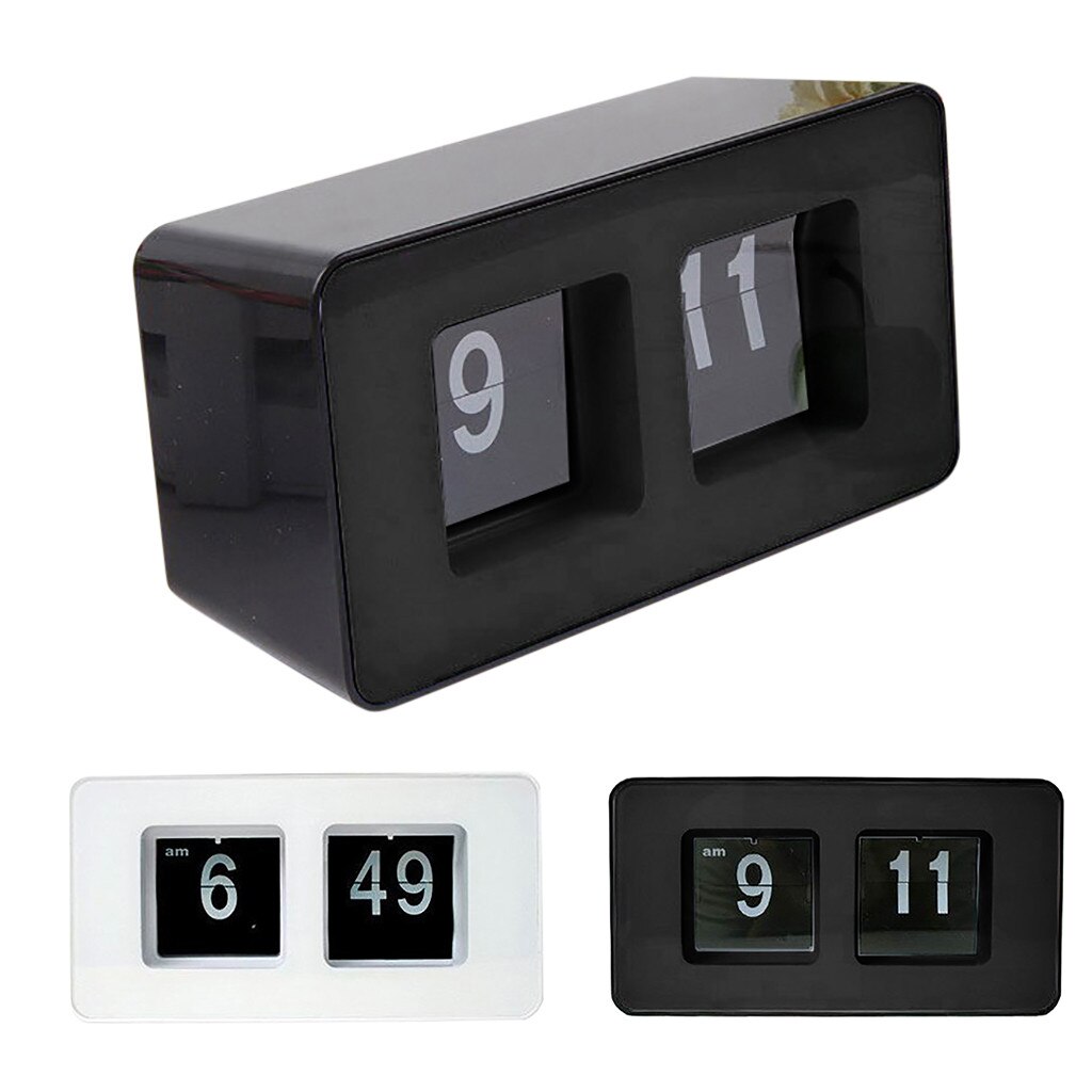 Auto Flip Clock Stylish Modern Desk Wall Digital Clock Home Decor Будильник Электронный Desktop Clock Настольные Часы