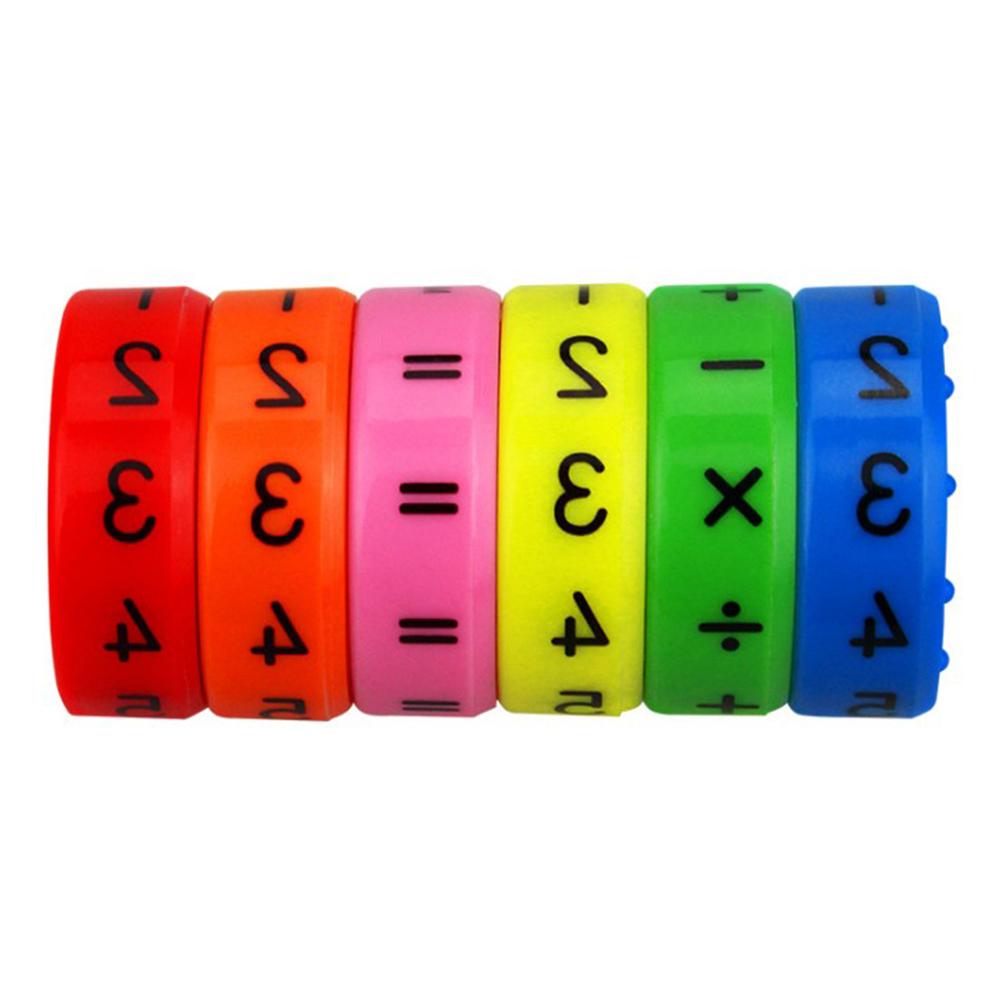 6pcs Children Magnetic Mathematics Digital Learning Kids Educational Toys Puzzle Cube Magic Intelligence Arithmetic Math Tools