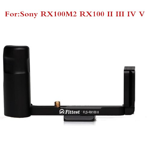 Quick Release RX100 VI L Plaat L-Vormige Verticale Schieten Plaat Beugel voor Sony RX100M2 RX100 II III IV V Fit Arca Swiss RRS QR