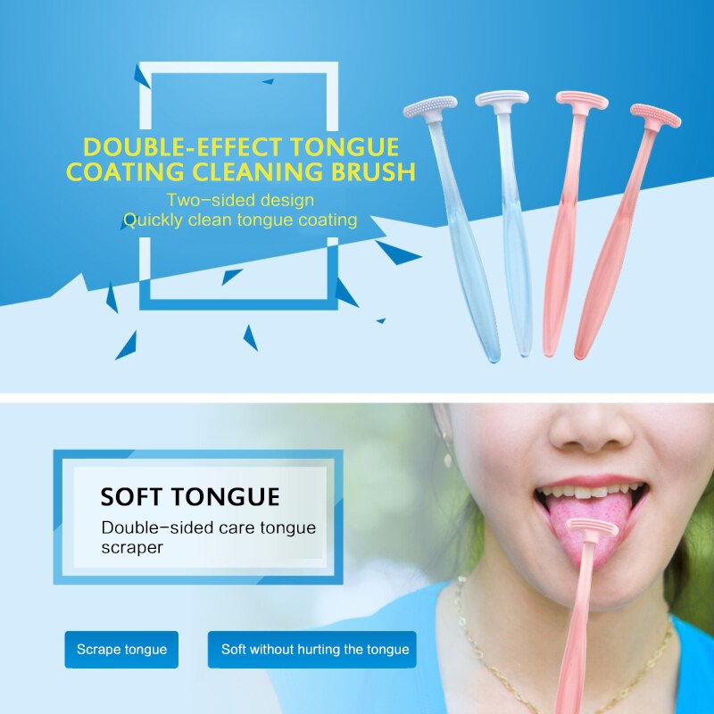 Cepillo de silicona suave para la lengua, limpieza de la superficie de la lengua, cepillos de limpieza Oral, limpiador de lengua, respiración fresca, salud, 1 unidad