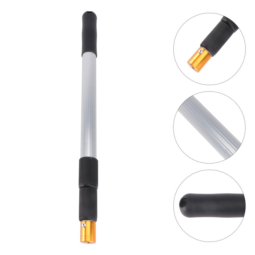 1Pc Fruit Picker with Telescopic Stick Durable Outdoor Walnut Collector Silver