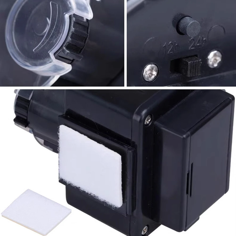 Automatischer Fischfutterspender für Aquarien, verstellbarer automatischer Futterspender mit Timer für Haustiere, Produkte