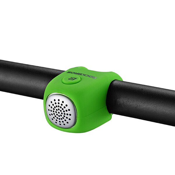 Rockbros 90 db elcykel cykelhorn larmklockor säkerhet mtb cykling styreklocka silica gel ring cykeltillbehör: Cb1709gn