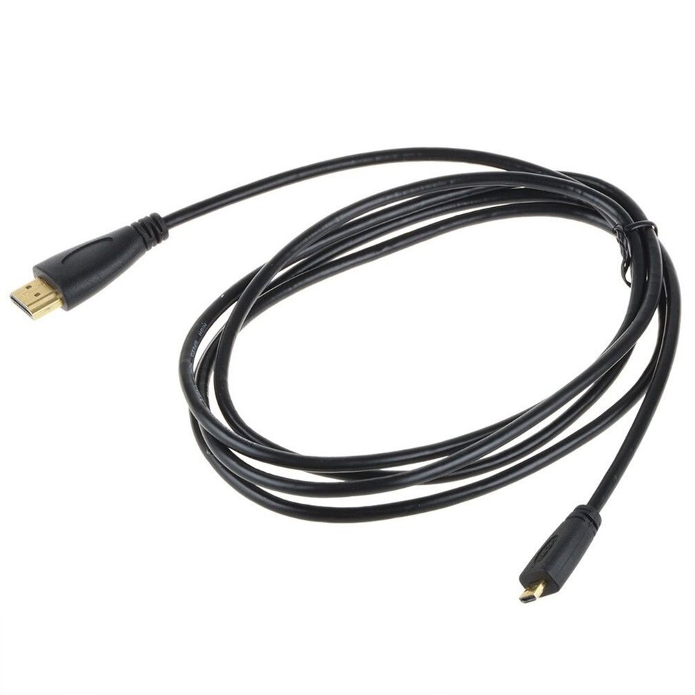 1M 1080P Micro Hdmi-Compatibel-Compatibel Hdmi-Compatibel-Compatibele Adapter Kabel Koord Voor telefoon Tablet Camera Tv