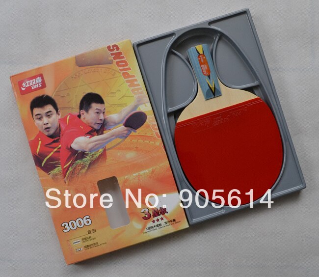 Ping Pong Tafeltennis Racket Paddle Bat DHS 3006