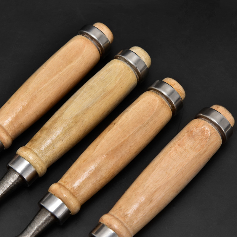 Juego de cinceles para tallar madera, profesionales, para carpintería, con herramientas ergonómicas para tallar madera, herramientas auxiliares DIY, 4 Uds.