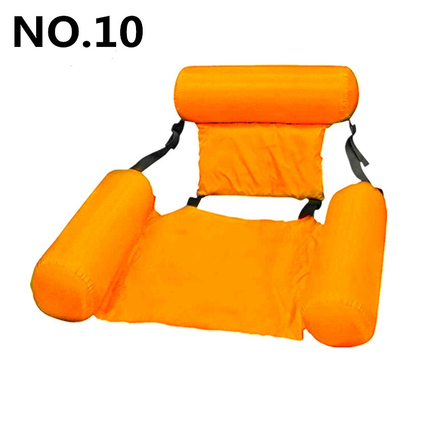 Pvc Zomer Opblaasbare Opvouwbare Drijvende Rij Zwembad Water Hangmat Strand Water Sport Lounger Stoel Luchtbedden Bed: NO.10
