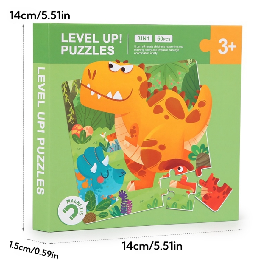 Zaawansowana magnetyczna trąbka-головоломка „trzy w jednym”, inspiracja edukacyjna dla dzieci logiczne myślenie puzzle zabawka, boże narodzenie, prezent na Halloween