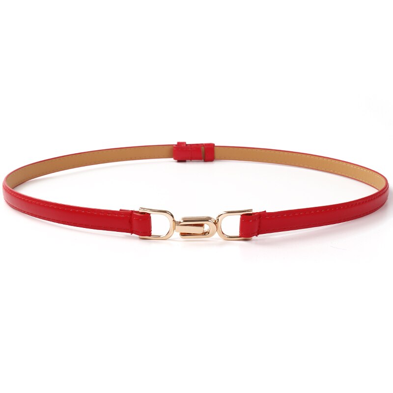 Cinturones ajustables de cuero PU a la novedosa para mujer, cinturón de corsé liso, vestido que combina con todo, , cinturones finos para , accesorios de abrigo