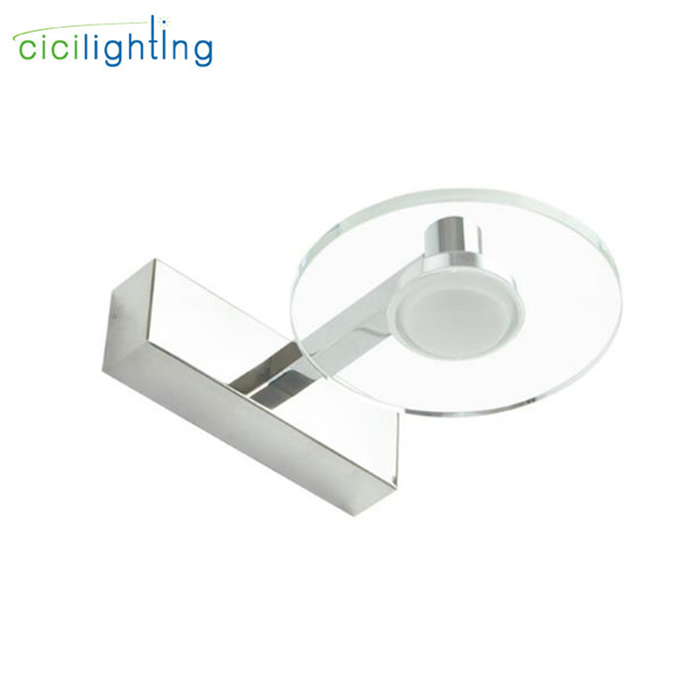 5W LED Crystal Vanity Wall lamp Stainless Steel Adjustable LED bathroom mirror lights Vanity toilet led wall lighting