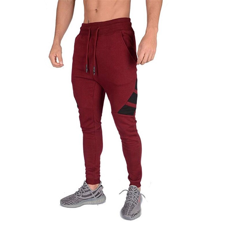 Herfst Outdoor Mannen Trimbaan Broek Running Broek Sport Kleding Gym Fitness Broek Drie Kleuren Optionele: 1 / Xxxl