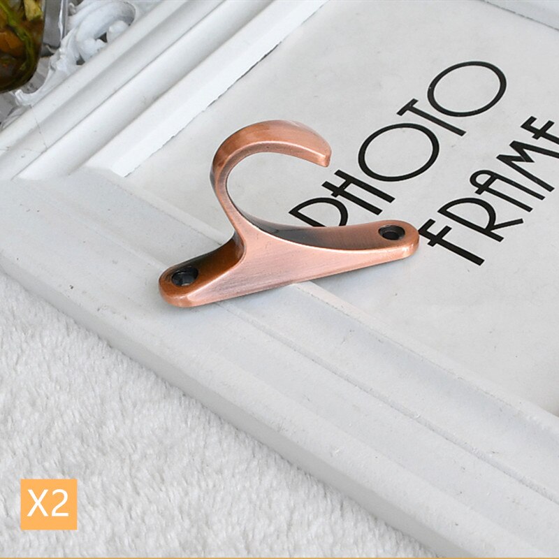 2 Stks/partij Zinklegering Gordijn Bandage Haken Badkamer Muur Haak Thuis Opslag Haak Gordijnen Decoratieve Accessoires Hardware Levert: A1